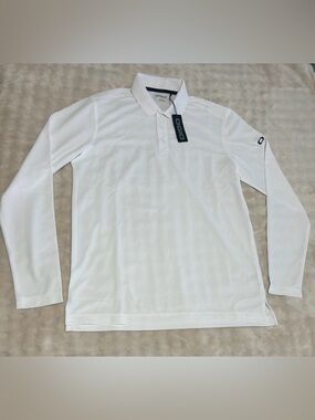 OGIO White Men’s Long-Sleeve Polo